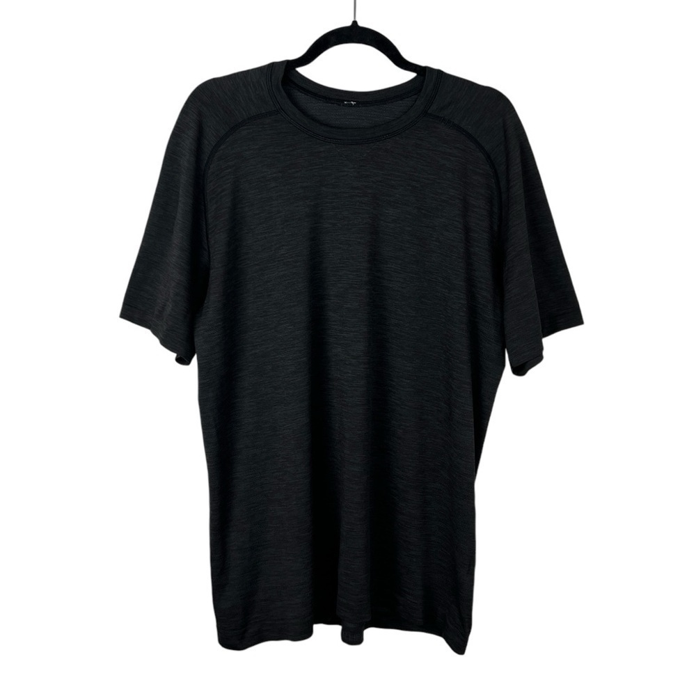 Lululemon Metal Vent Short Sleeve Charcoal Grey Shirt